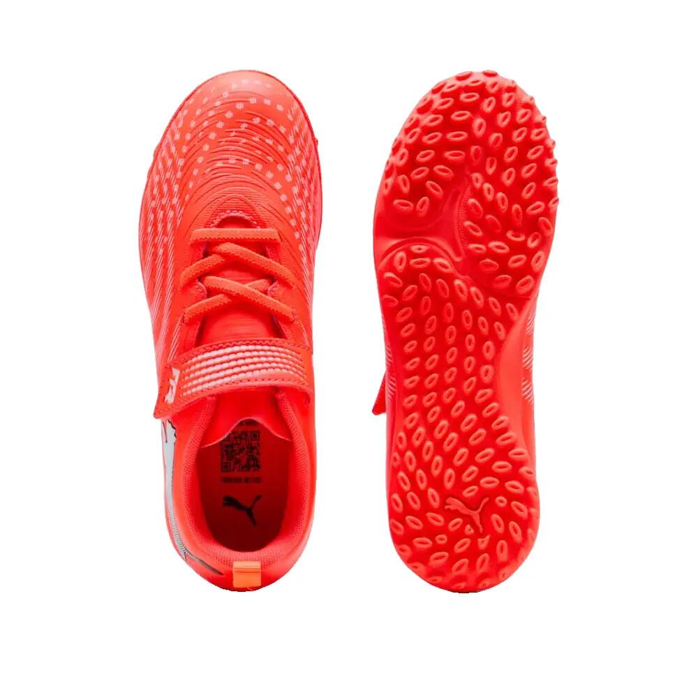 Fußballschuhe PUMA Future 9 Play V TF Jungen, Mädchen Orange, Rot 3/6