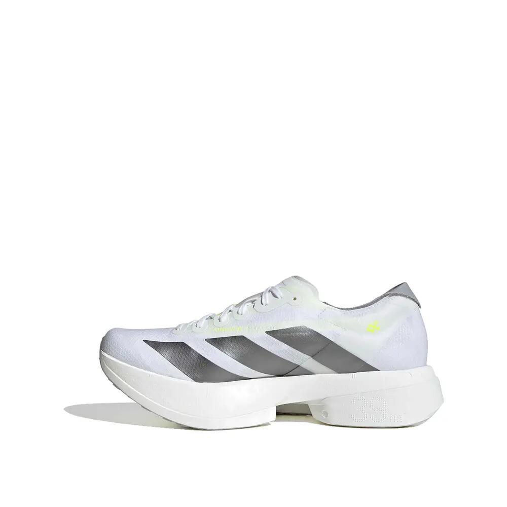 Hardloopschoenen Adidas Adizero Adios Pro 4 Wit/Grijs/Geel 3/8