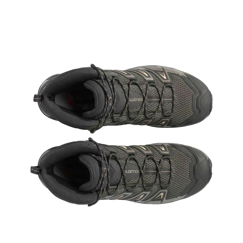 Botas de caminhada Salomon X Ultra Mid 3 Aero Homem Preto 2/3