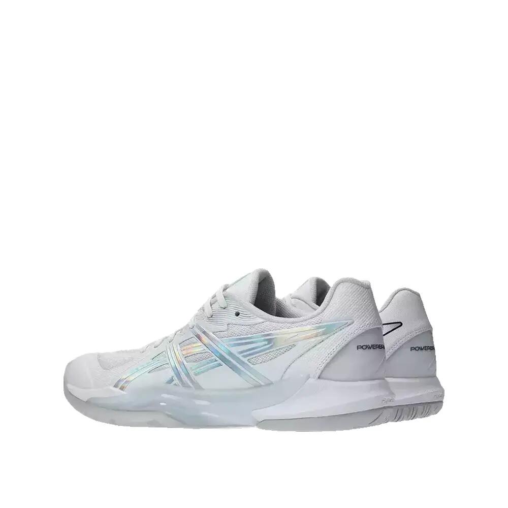 Handbalschoenen ASICS Powerbreak FF Blanc/Argent 4/7