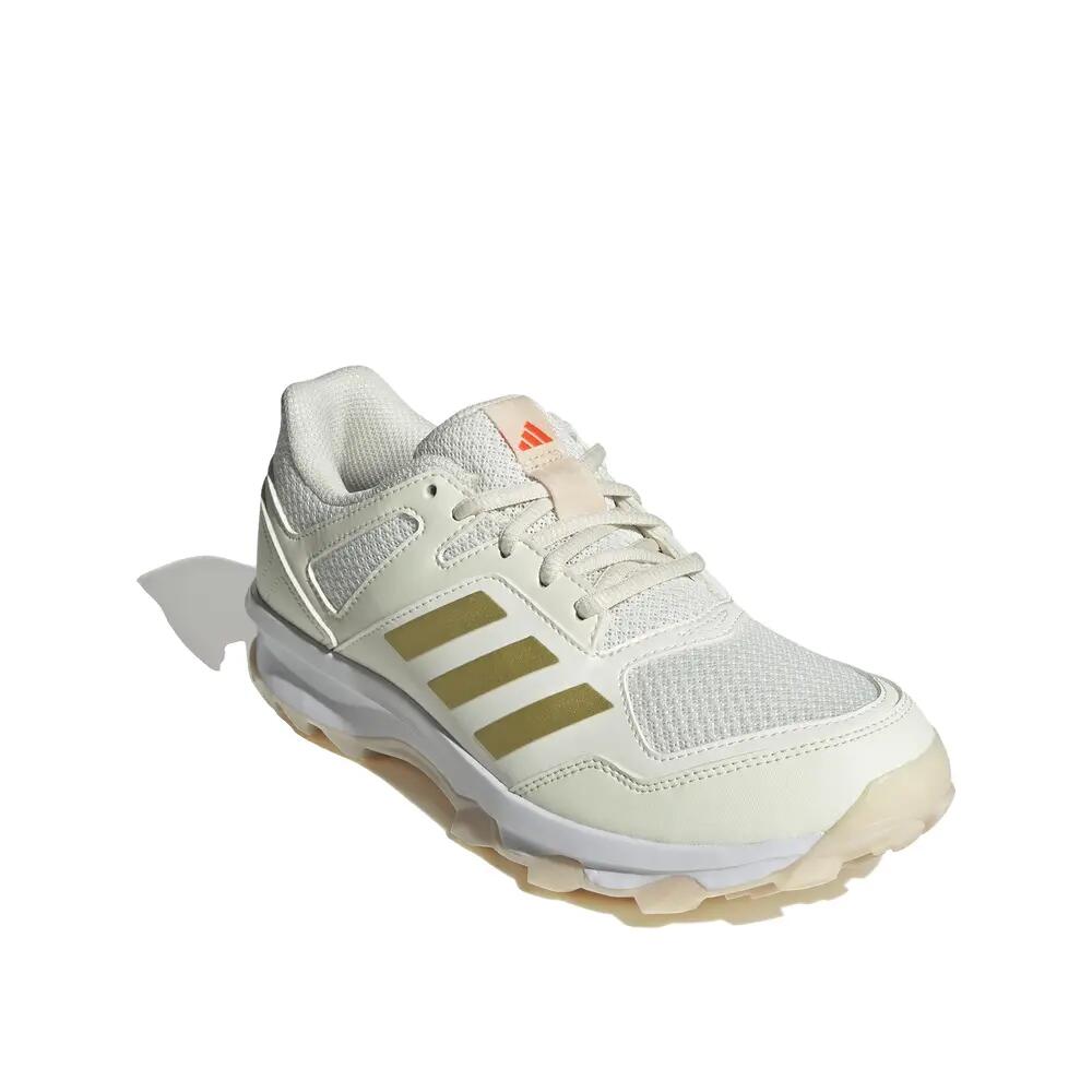Chaussures de hockey adidas Fabela Rise Blanc/Or 6/6
