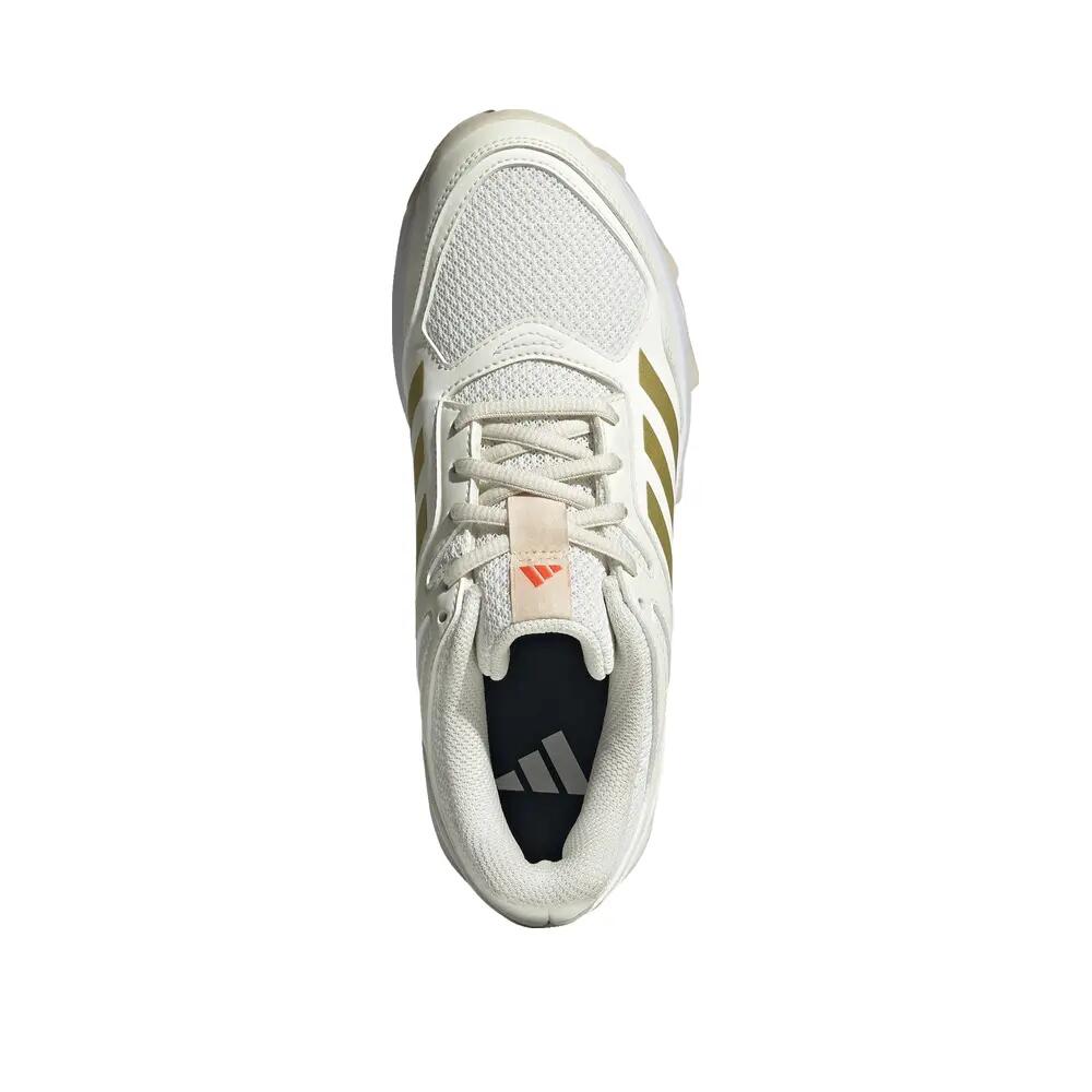 Chaussures de hockey adidas Fabela Rise Blanc/Or 3/6