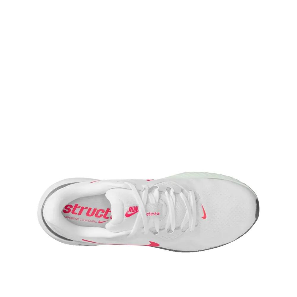 Buty do biegania Nike Structure 26 Białe/Czerwone 3/6