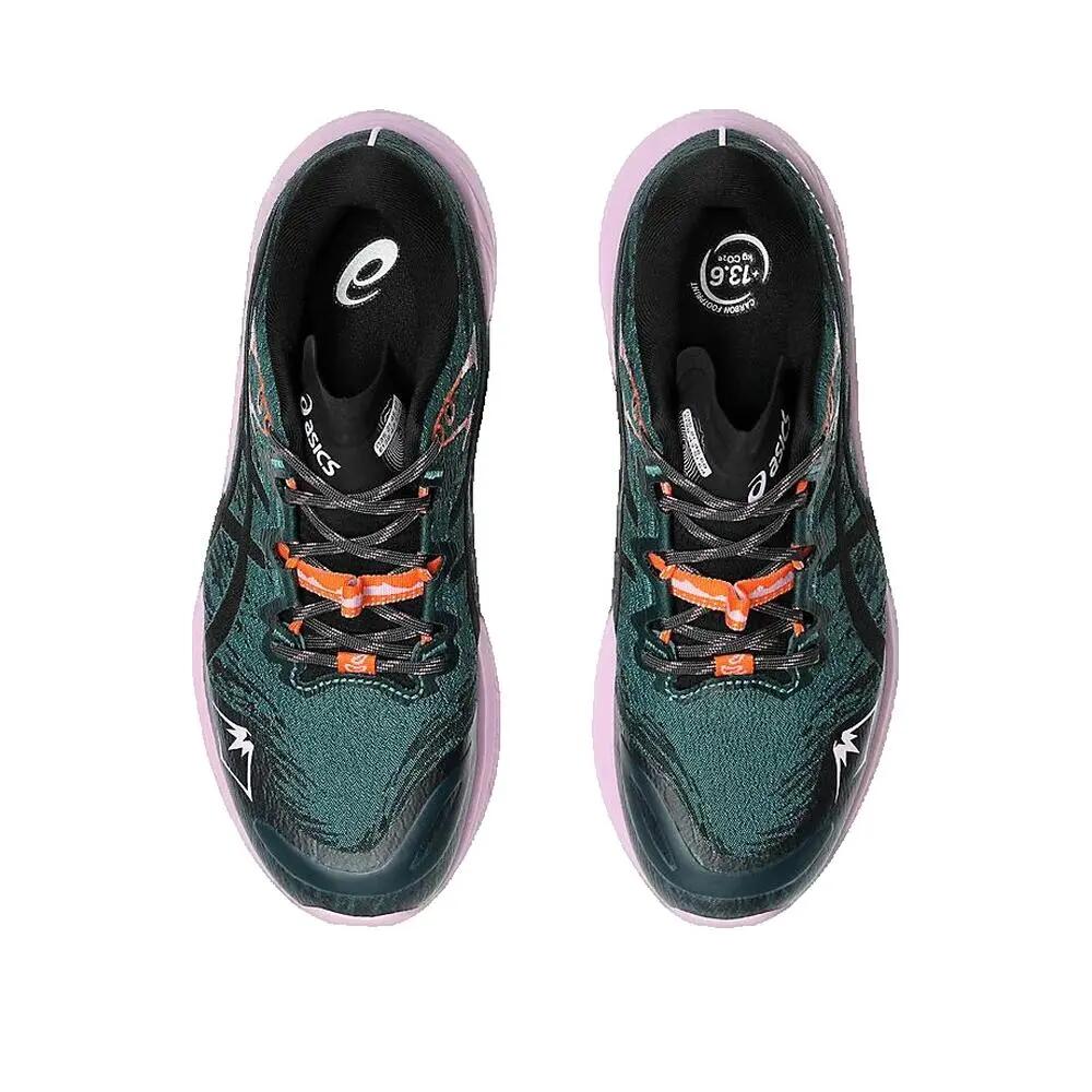 Zapatillas de trail ASICS Fuji Lite 5 Verdes 2/3