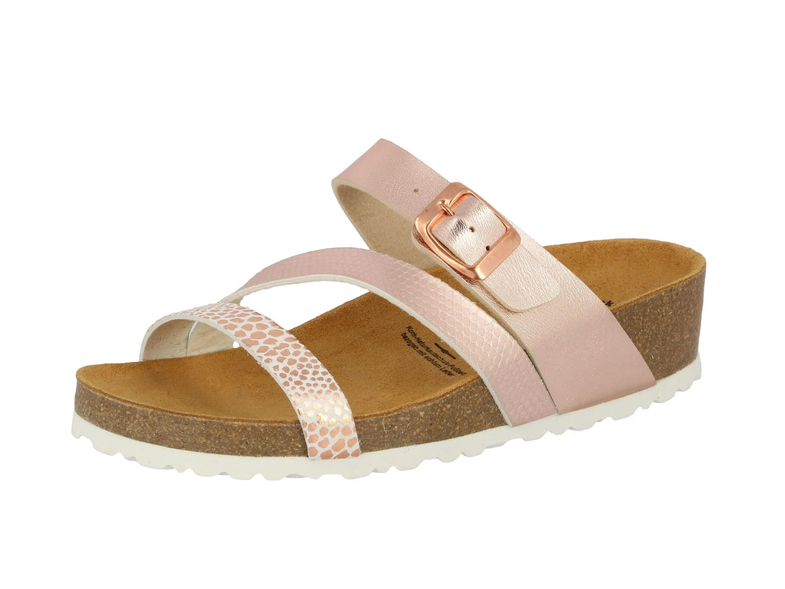 Mule LICO Natural Glitter femme synthétique rosa boucles confort 1/6