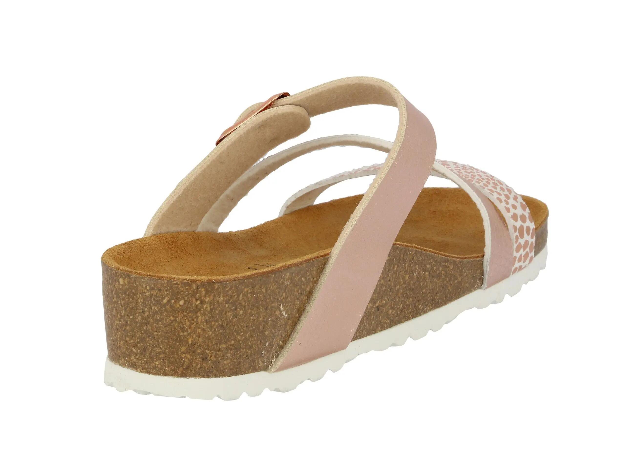 Mule LICO Natural Glitter femme synthétique rosa boucles confort 4/6