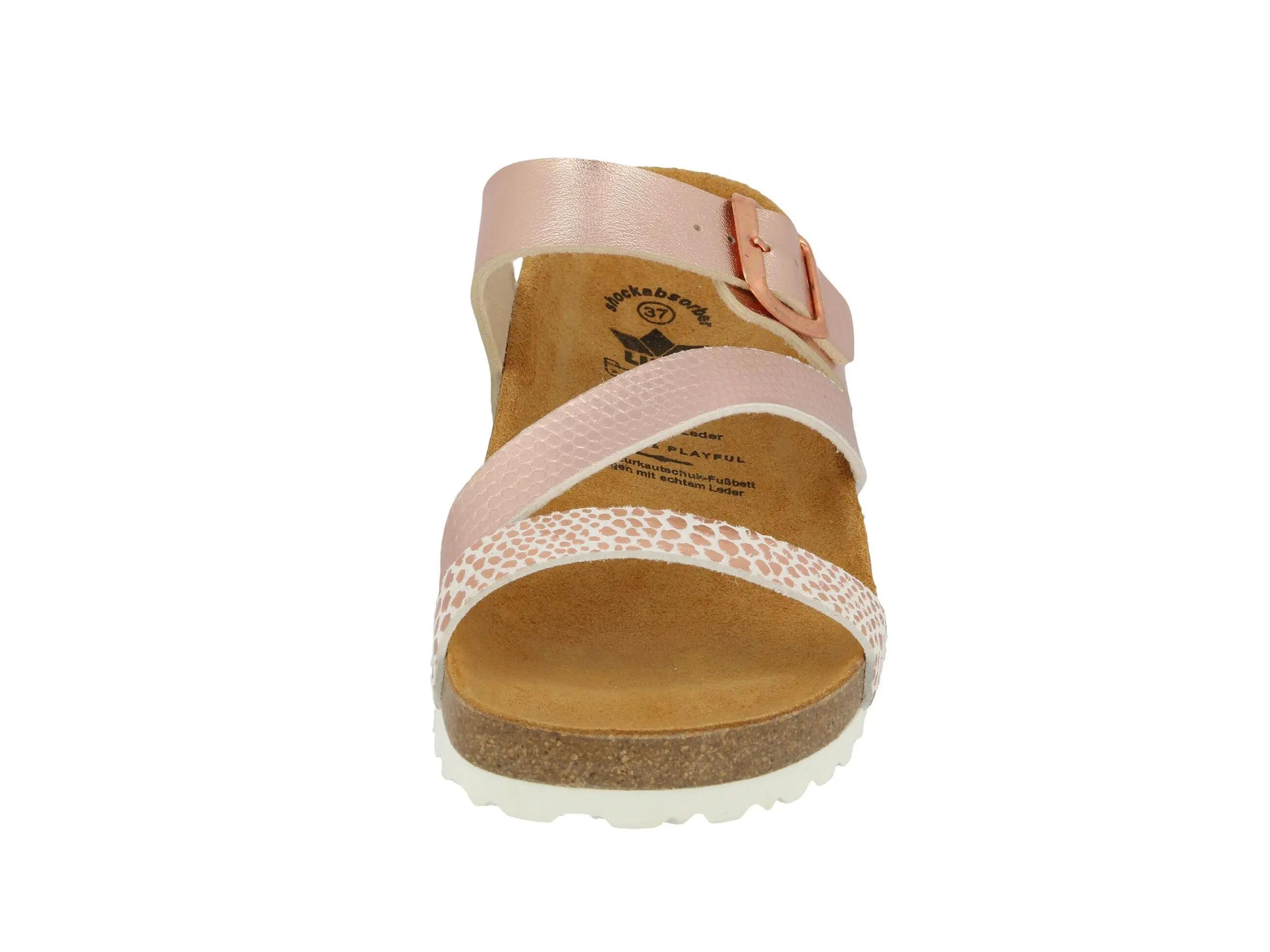 Mule LICO Natural Glitter femme synthétique rosa boucles confort 3/6
