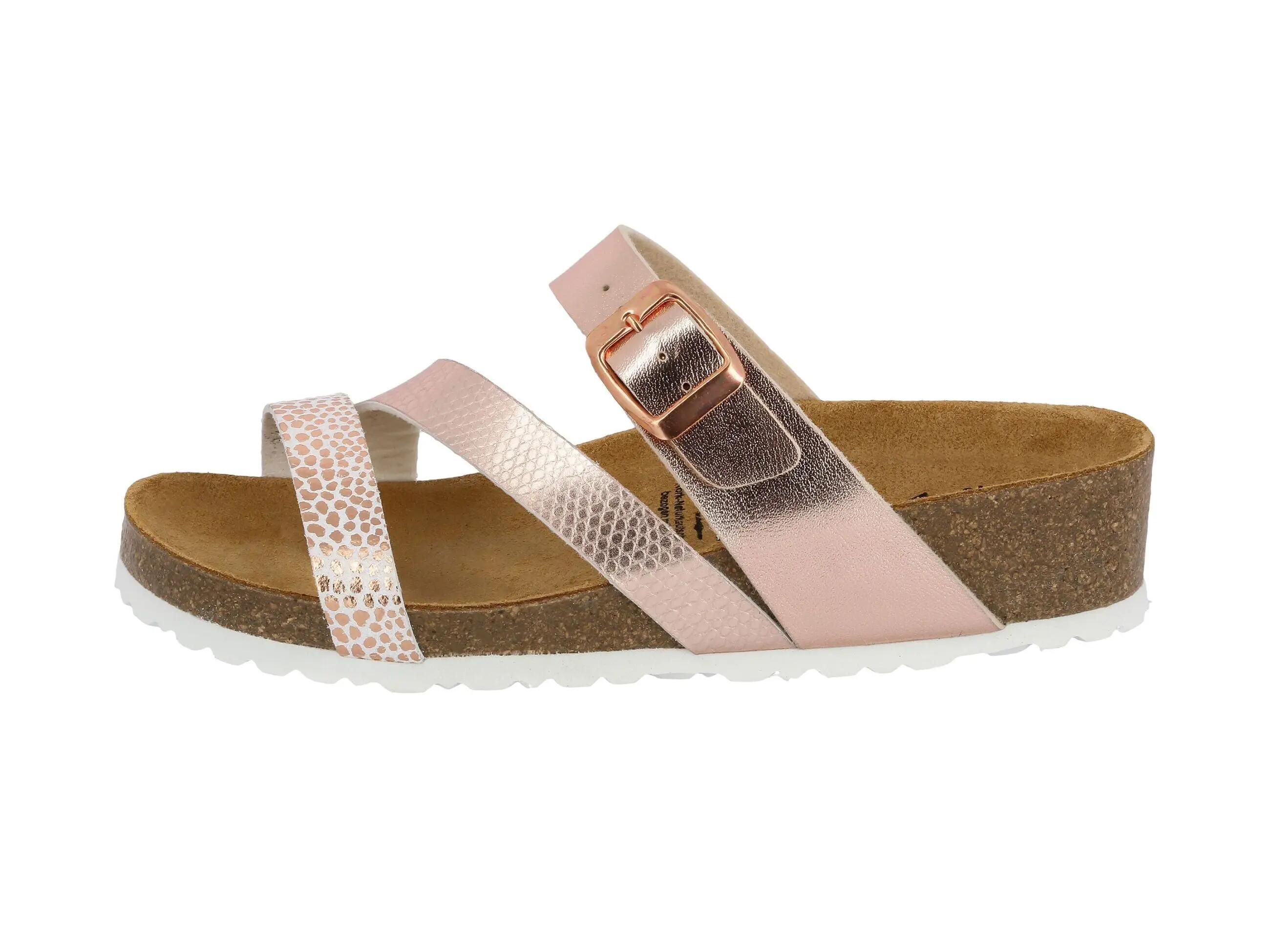 Mule LICO Natural Glitter femme synthétique rosa boucles confort 2/6