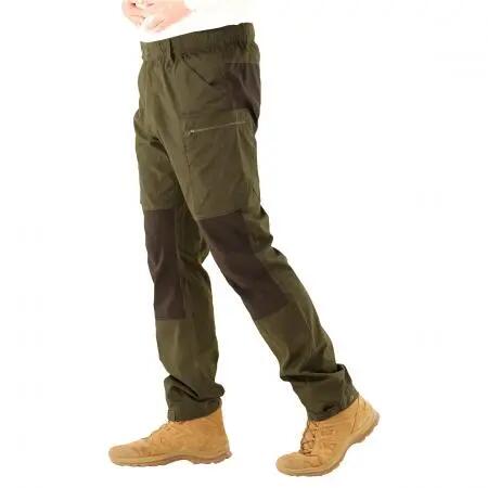 Herren - Trekkinghose - lang, 5 Taschen - oliv 3/4