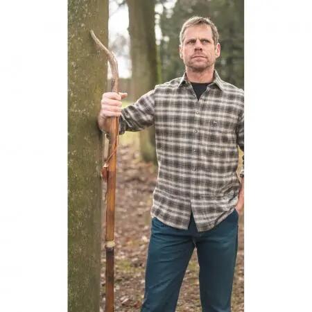 Herren - Outdoor-Hemd - Flanell, langarm, Regular Fit - Gliru - oliv 4/4