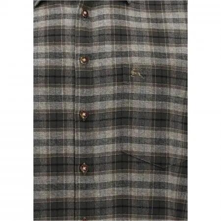 Herren - Outdoor-Hemd - Flanell, langarm, Regular Fit - Gliru - oliv 3/4