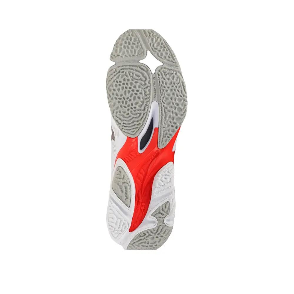Buty do siatkówki Mizuno Wave Lightning Elite MID Białe/Czerwone 5/6