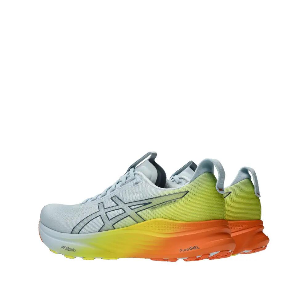 ASICS Gel-Kayano 32 Hardloopschoenen Blauw/Oranje/Geel 6/6