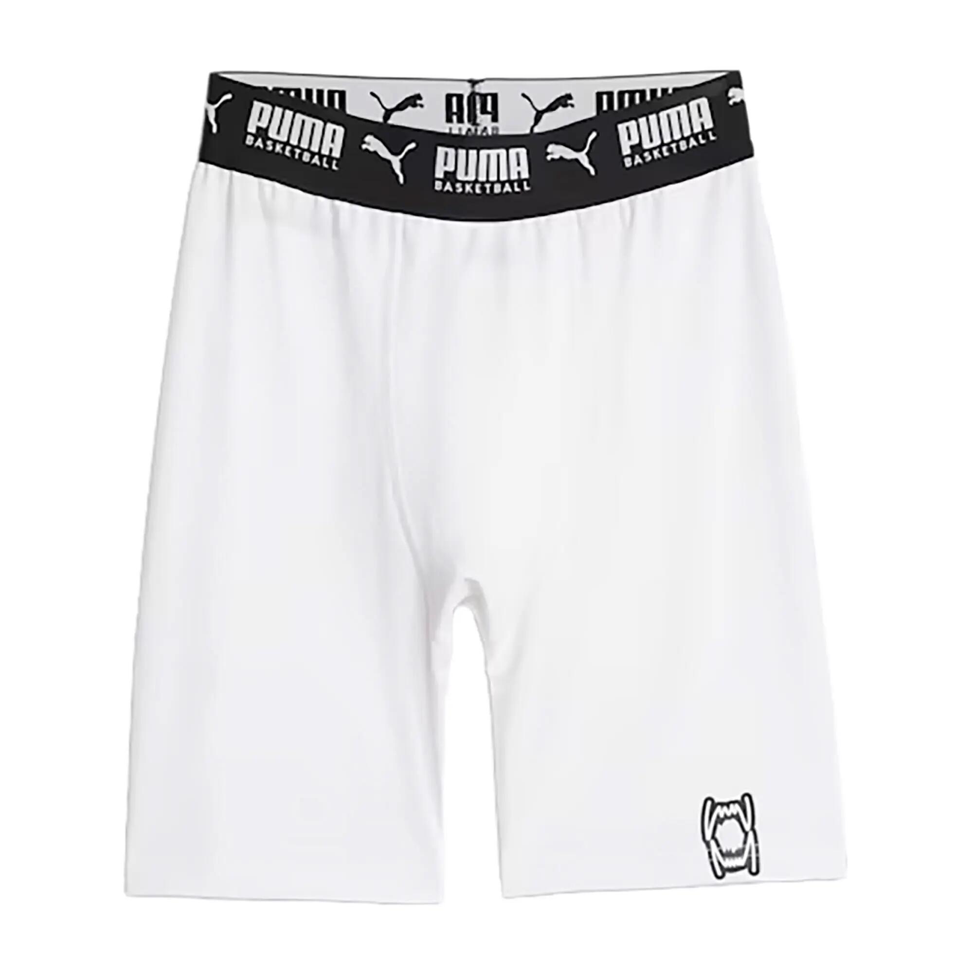 Pantaloncini da basket Hoops Team per ragazzi PUMA 7/8