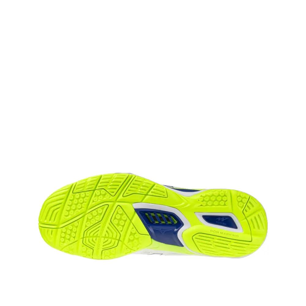 Chaussures de handball Mizuno Wave Phantom 3 Blanc Jaune 4/6