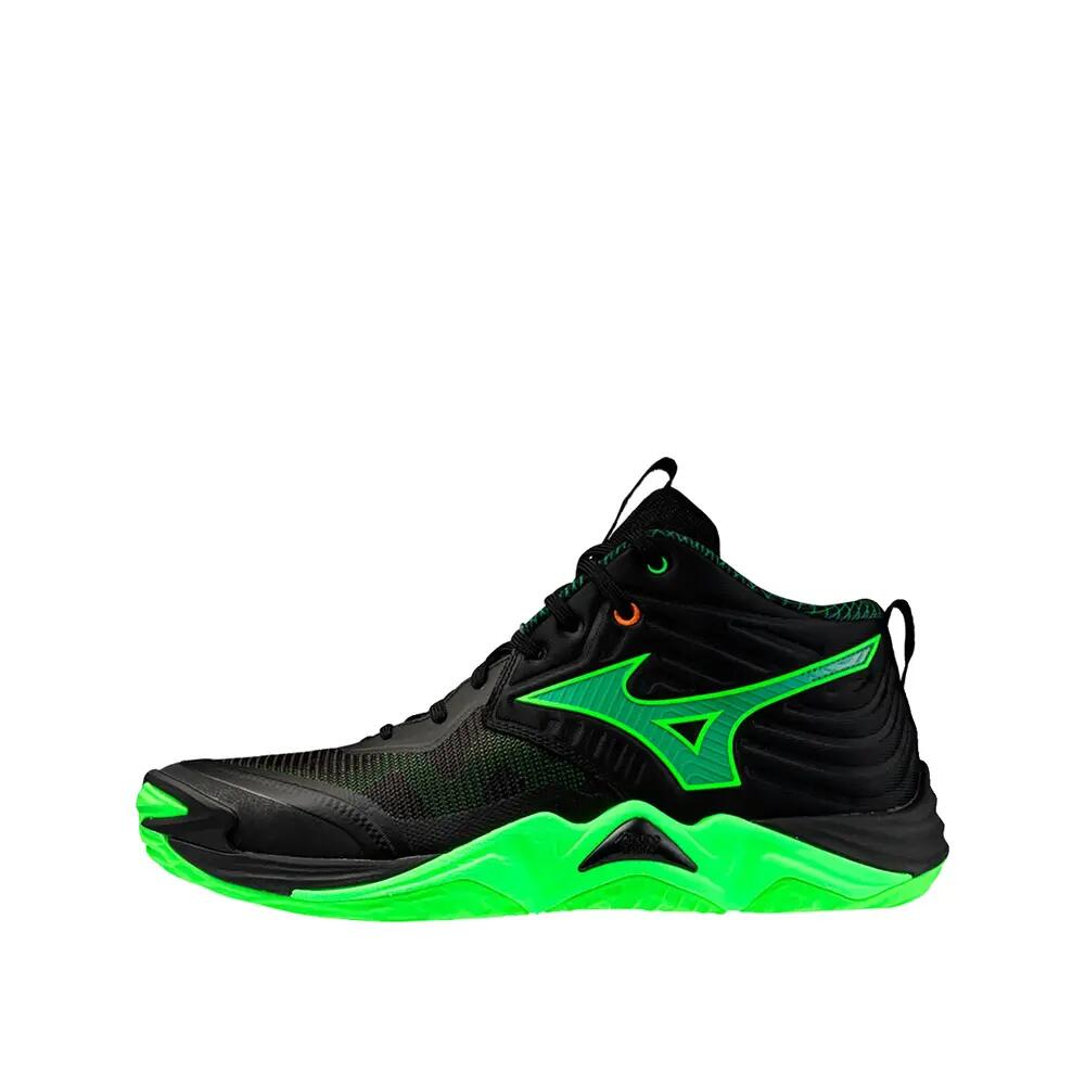 Buty do siatkówki Mizuno Wave Momentum Elite Mid Noir/Glowapple/Orange mandarin 2/6