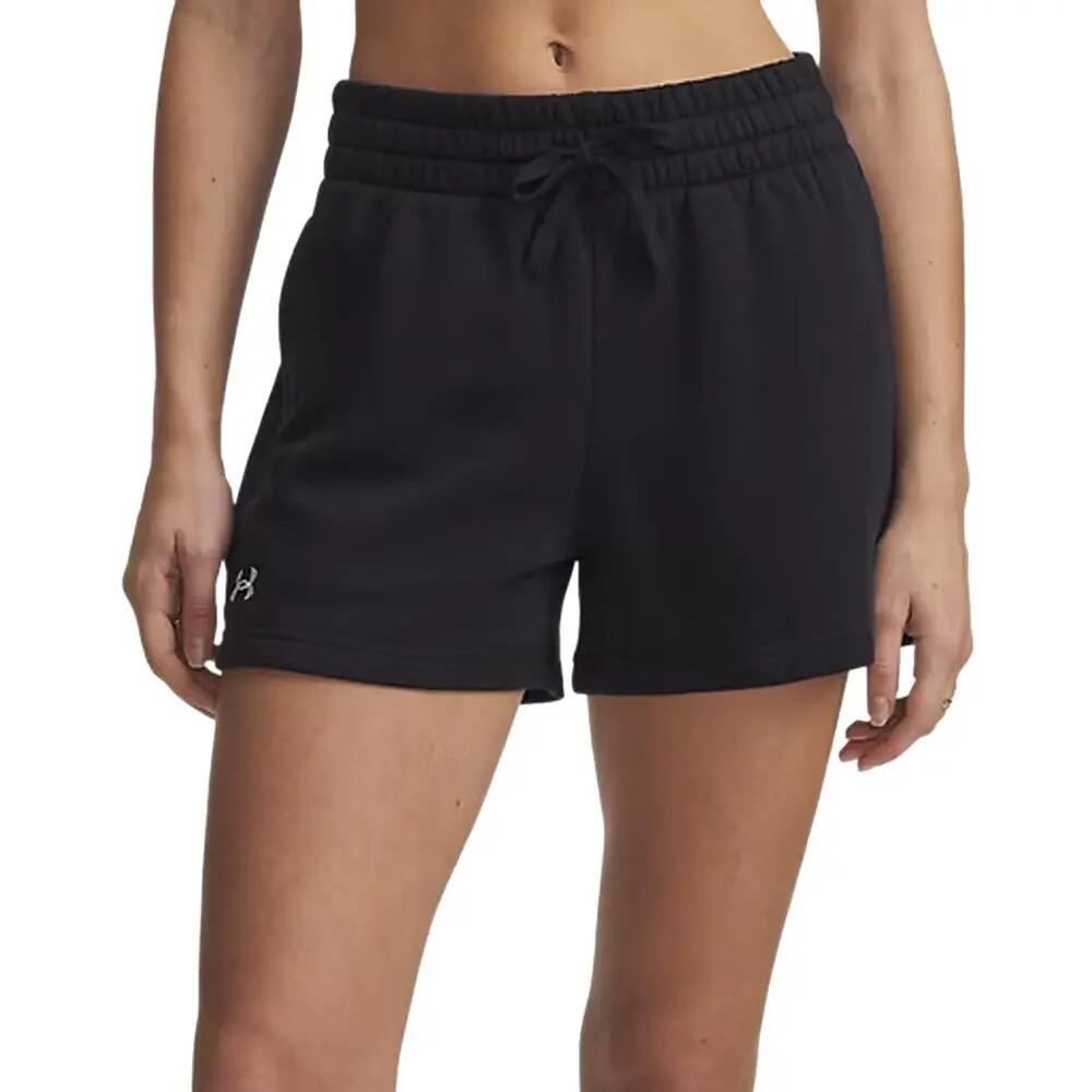 Short Noir Femme Under Armour Rival Fleece 2/6