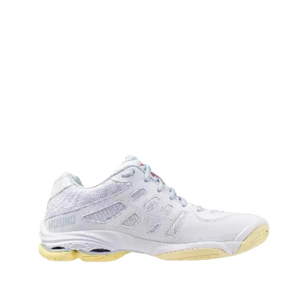 Mizuno Wave Voltage 2 White Calypso Coral Pale Banan (Women's) — foto 3