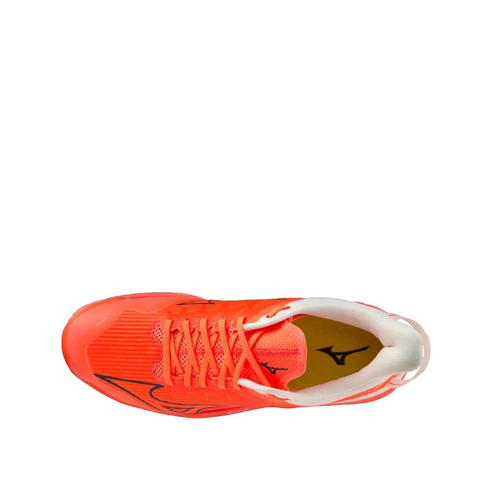 Mizuno Wave Leopardus Oranje hockeyschoenen 2/3