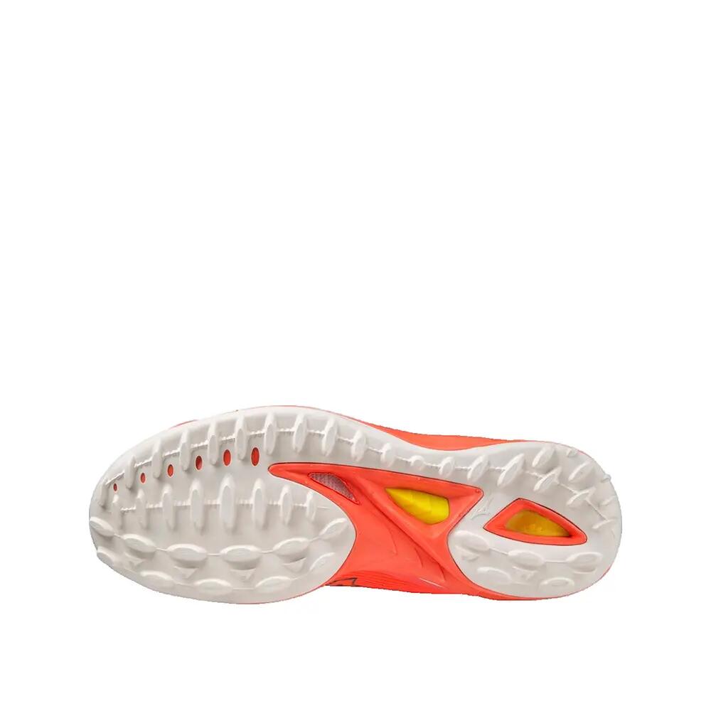 Mizuno Wave Leopardus Oranje hockeyschoenen 3/3