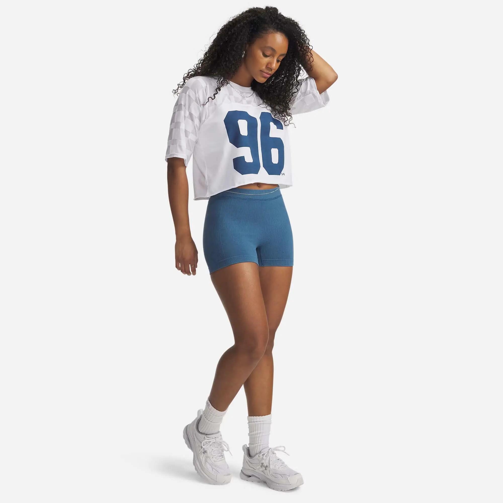 Under Armour Shorty Din Bumbac Fără Cusături Femeie 4/8