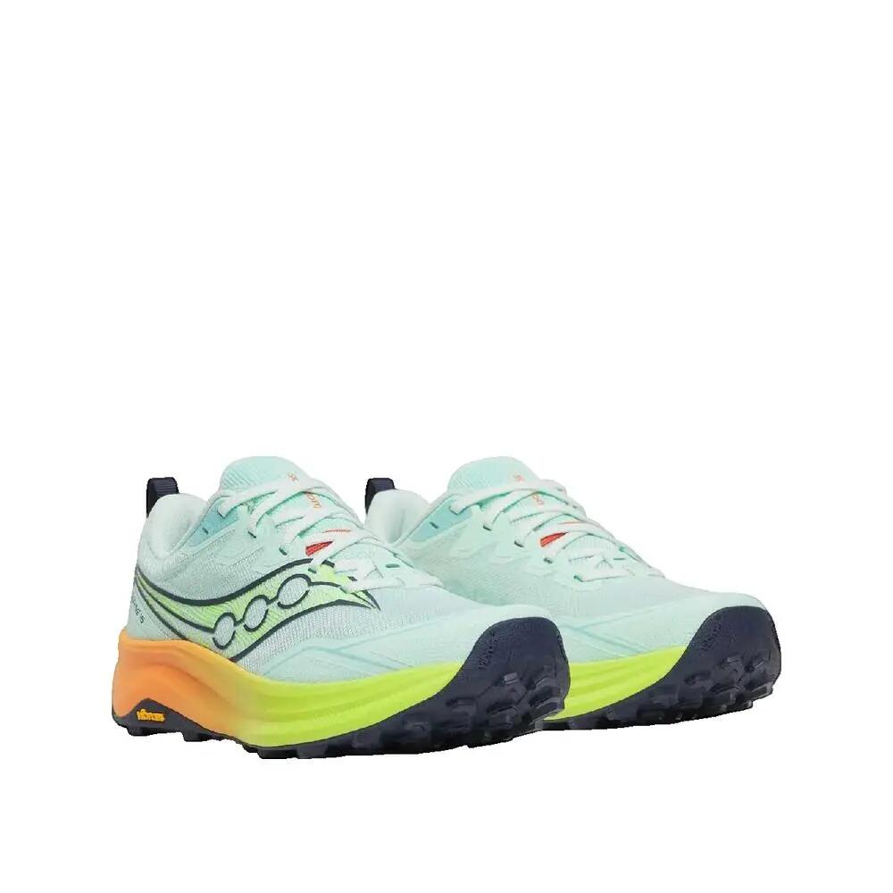 Sapatos de trilha Saucony Peregrine 16 Verde, Azul 2/6