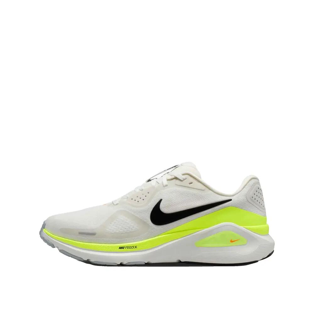 Buty biegowe Nike Structure 26 Białe/Czarne-Volt-Pomarańczowe total 4/6