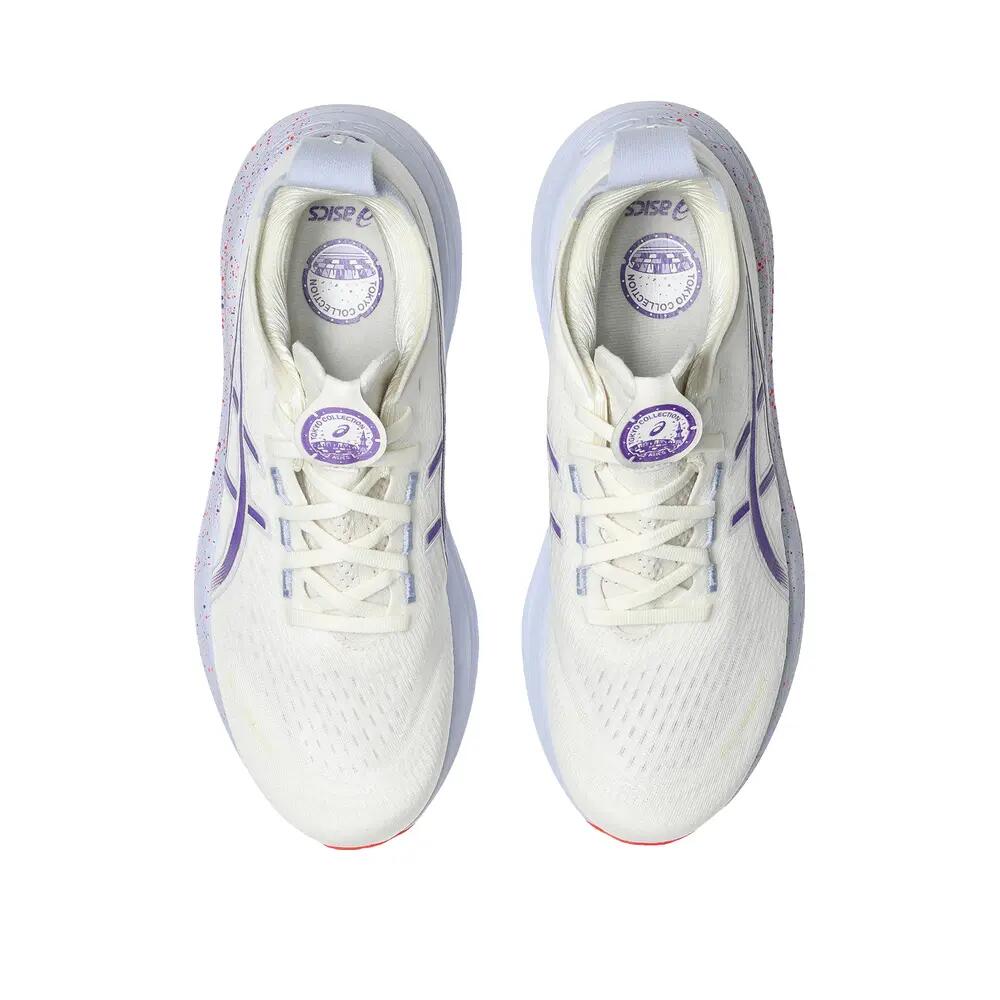 Zapatos de trail ASICS Gel-Nimbus 27 Tokyo Crème/Edo Purple 4/6
