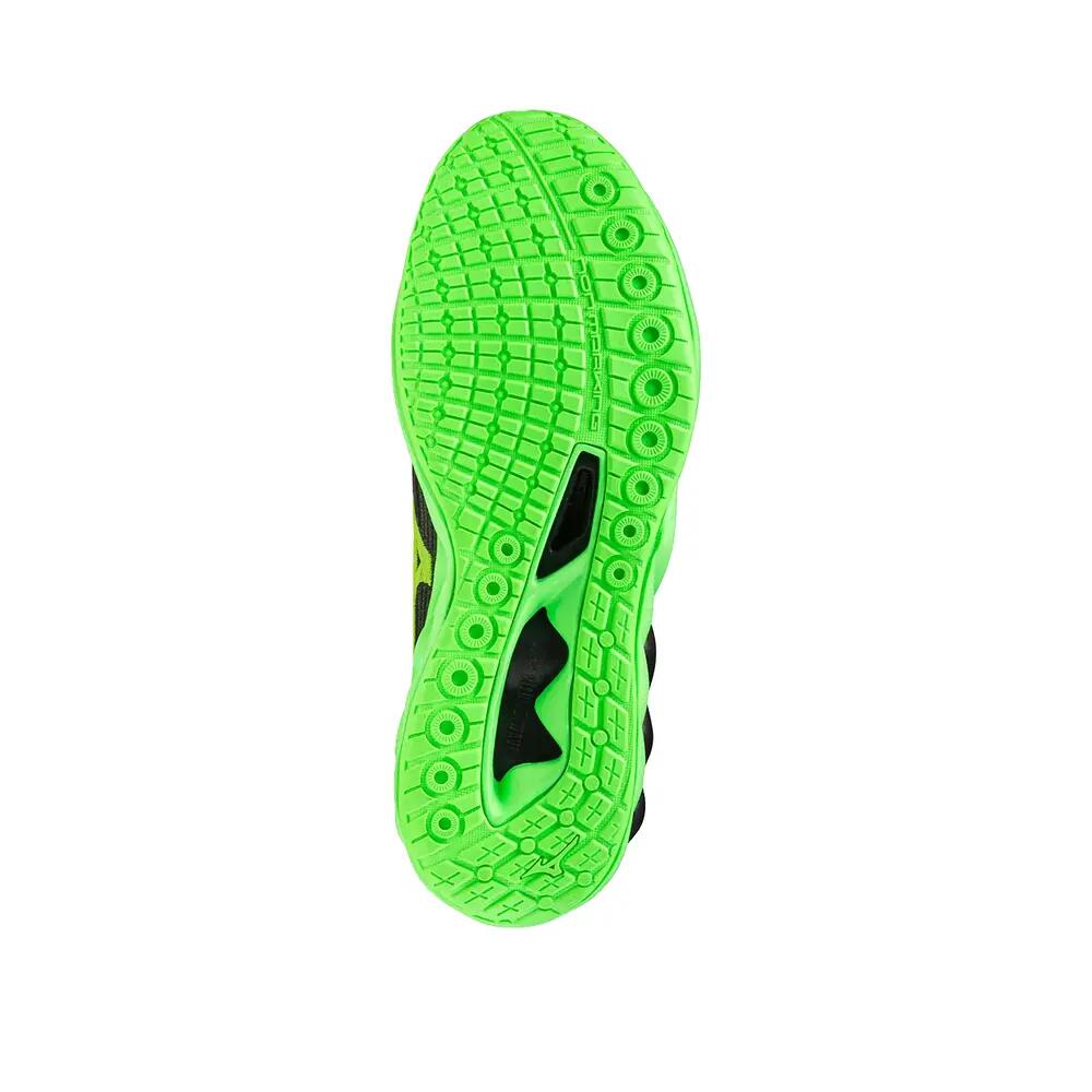 Mizuno Wave Luminous 3 Volleyballschuhe Schwarz/Glowapple/Orange Mandarin 5/6