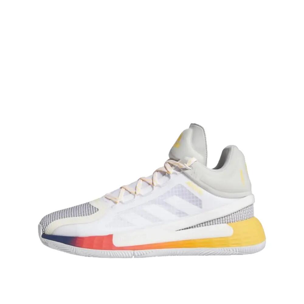 Zapatillas de baloncesto adidas D Rose 11 Blanc/Amarillo/Rosa 2/2
