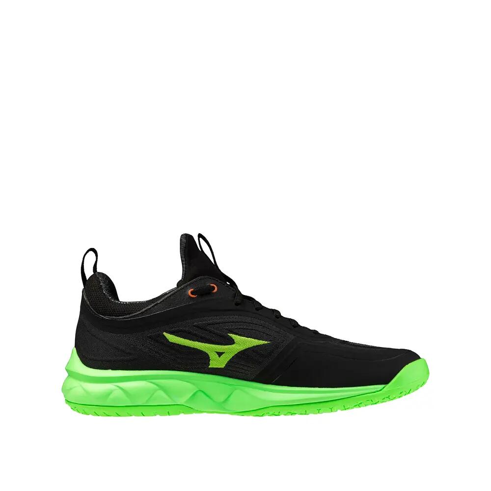 Mizuno Wave Luminous 3 Volleyballschuhe Schwarz/Glowapple/Orange Mandarin 4/6