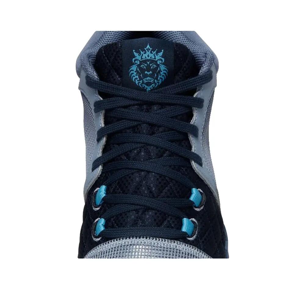 Zapatillas de baloncesto Nike LeBron Witness 8 Gris/Blanco/Azul 3/3