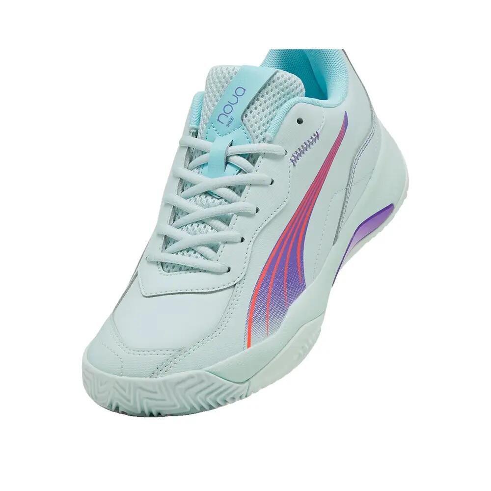 PUMA Nova Smash Padel-Schuhe Blau Violett 5/6