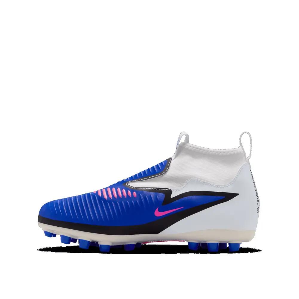 Scarpe da calcio Nike Phantom 6 High Academy FG/MG Blu/Rosa 5/6