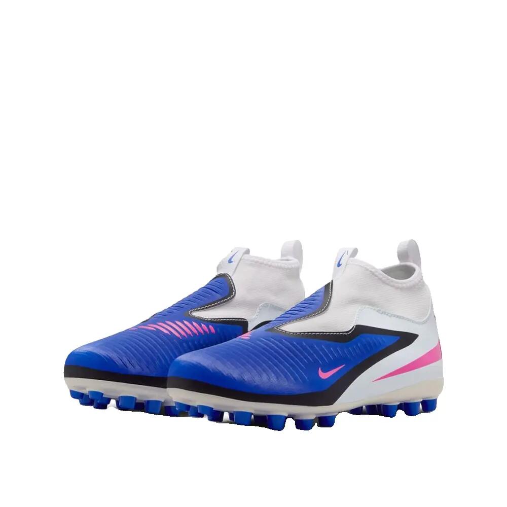 Scarpe da calcio Nike Phantom 6 High Academy FG/MG Blu/Rosa 4/6