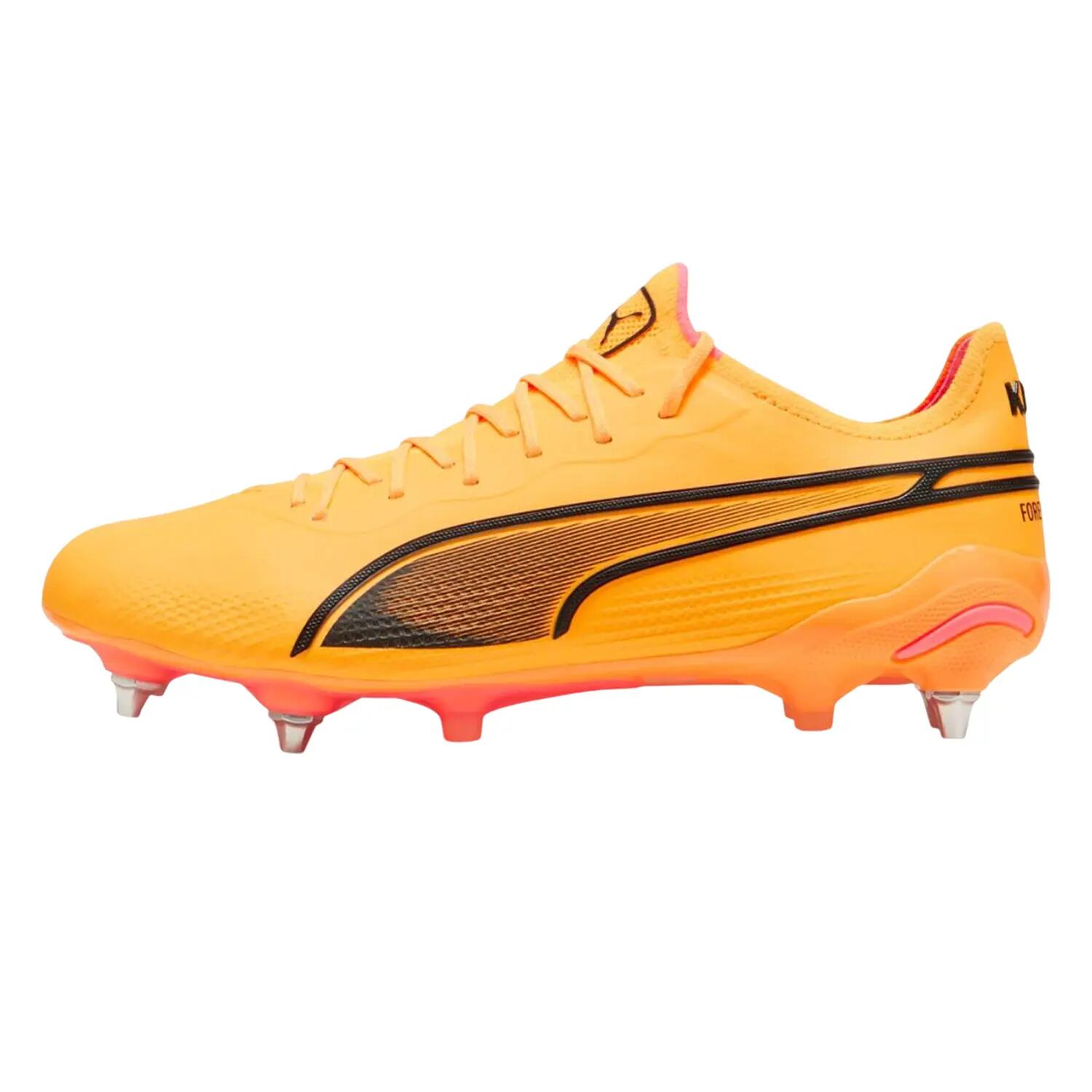 Chuteiras PUMA KING Ultimate MxSG Laranja 3/5