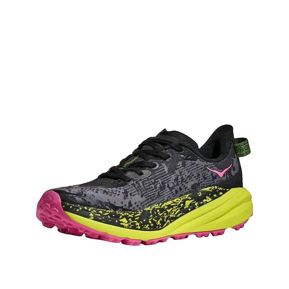 Chaussures - trail - femme - Speedgoat 6 - noir/neon hoka citrus 7/8