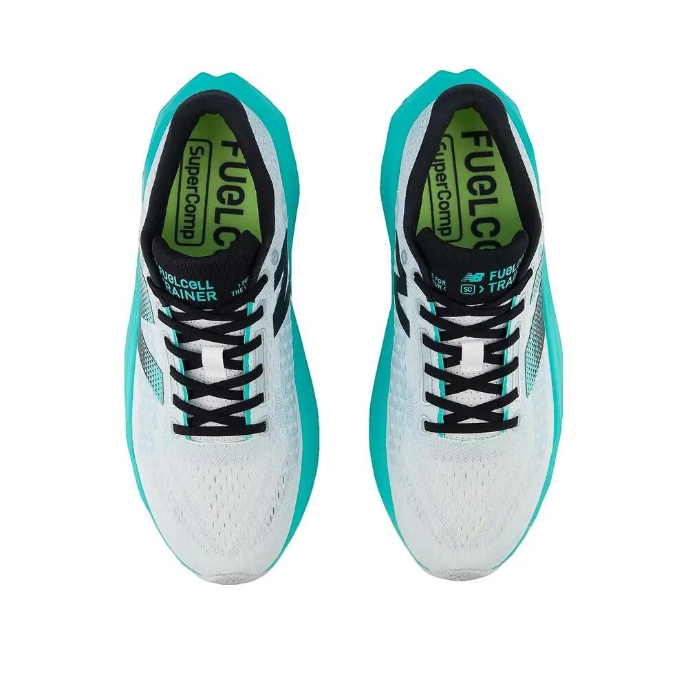 Chaussures de running New Balance FuelCell SuperComp Trainer v3 Bleu-Gris 2/3