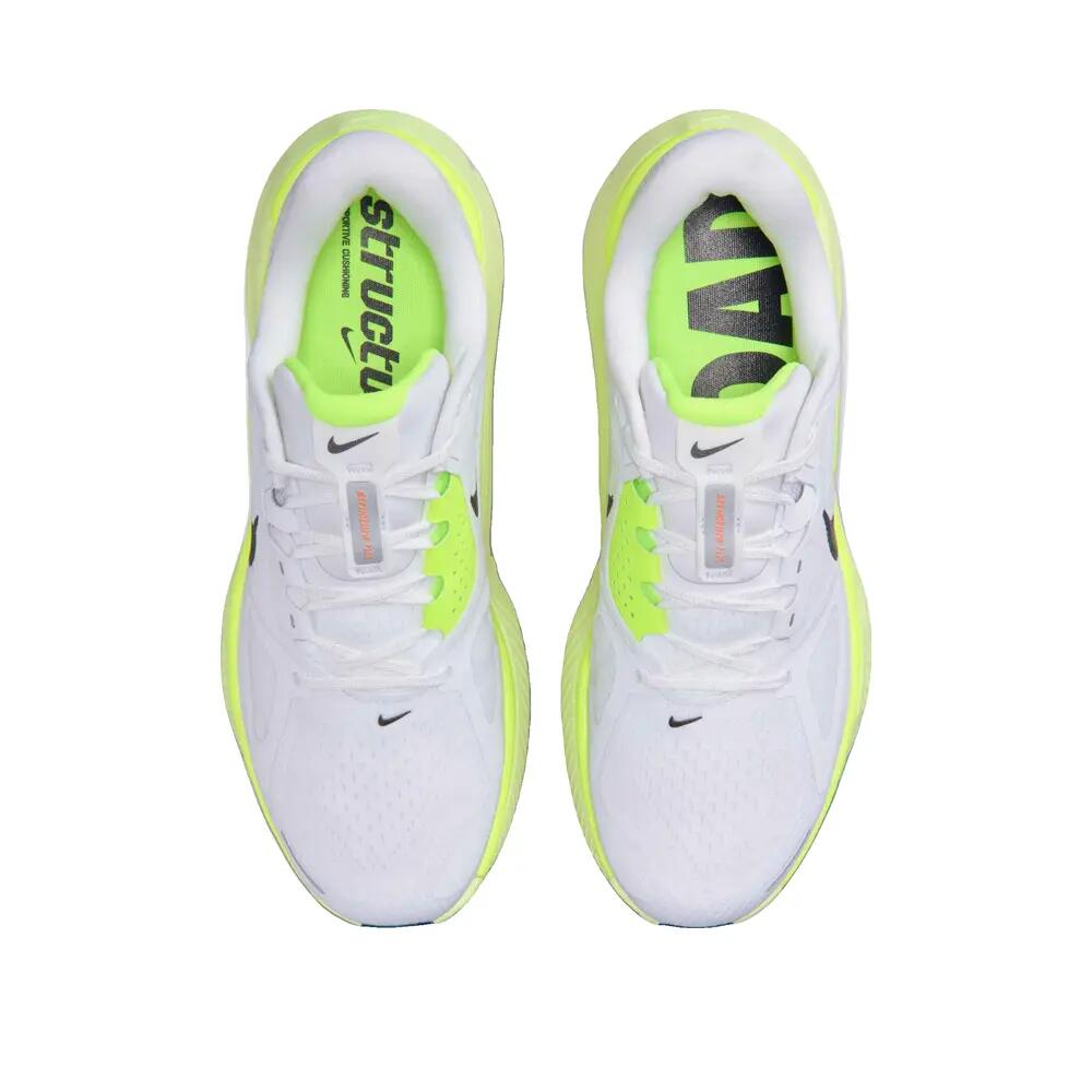 Buty biegowe Nike Structure Plus Białe/Volt/Czarne 3/6