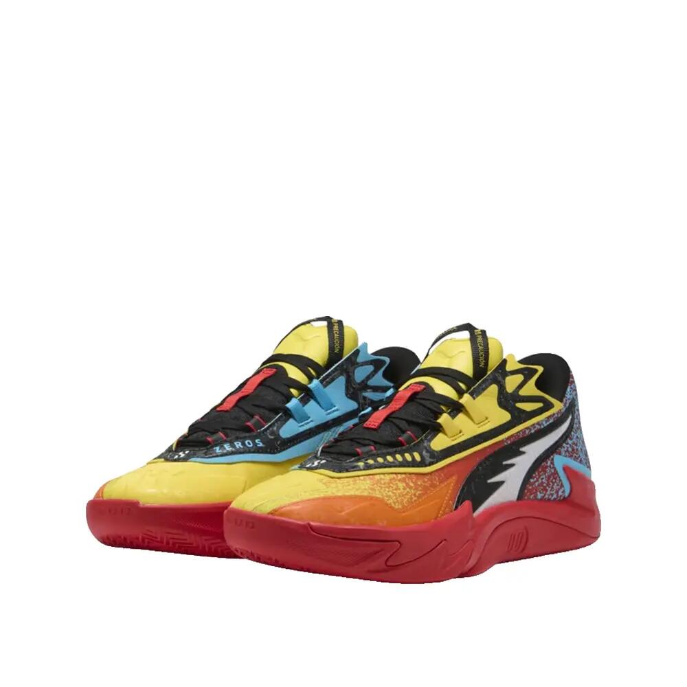 Sapatos de basquetebol PUMA Scoot Zeros II Caution Rickie Multicolor 2/4