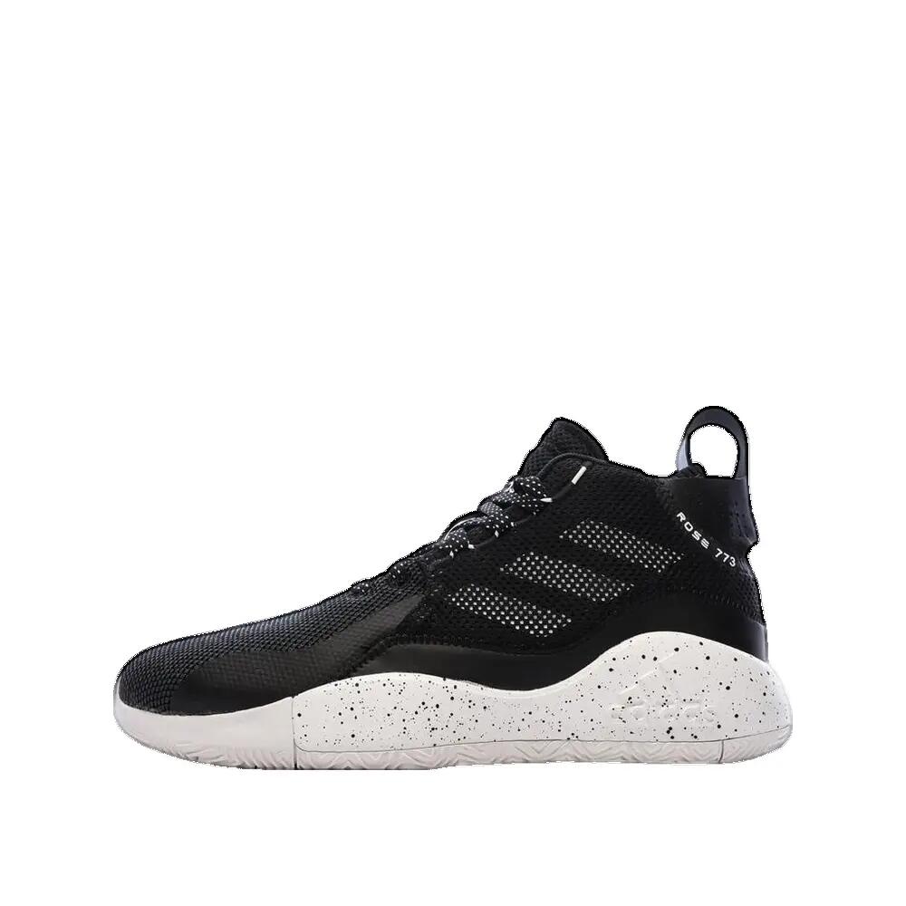 Basketbalschoenen adidas D Rose 773 2020 Zwart 2/2