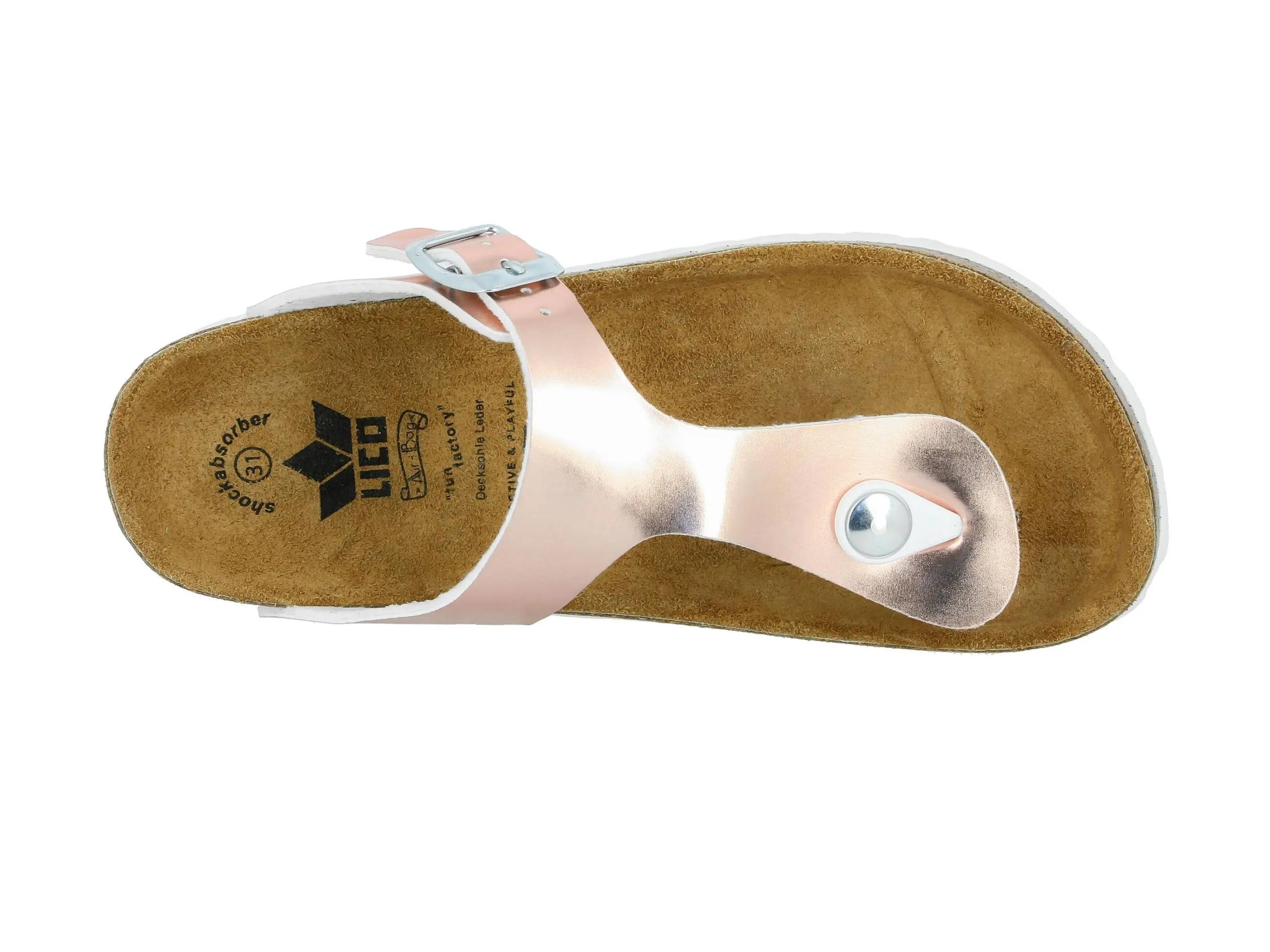 Mädchen - Zehenstegsandale - leicht, dämpfend - Bioline Trend Kids 5/6