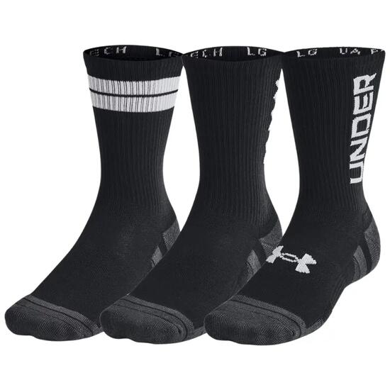 Chaussettes hautes Under Armour Performance Tech noir lot de 3