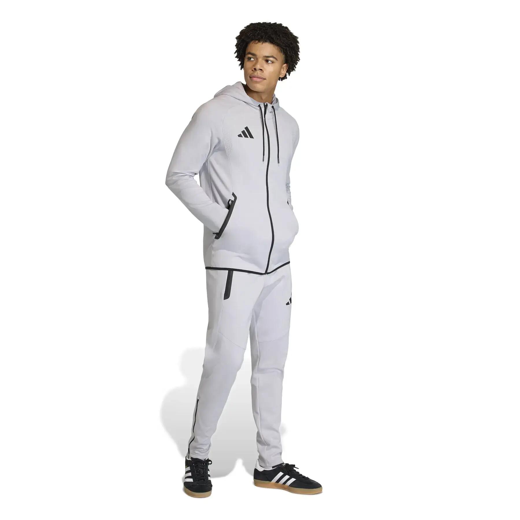 Calças masculinas adidas Tiro 26 Travel Sweat cinza claro 3/11