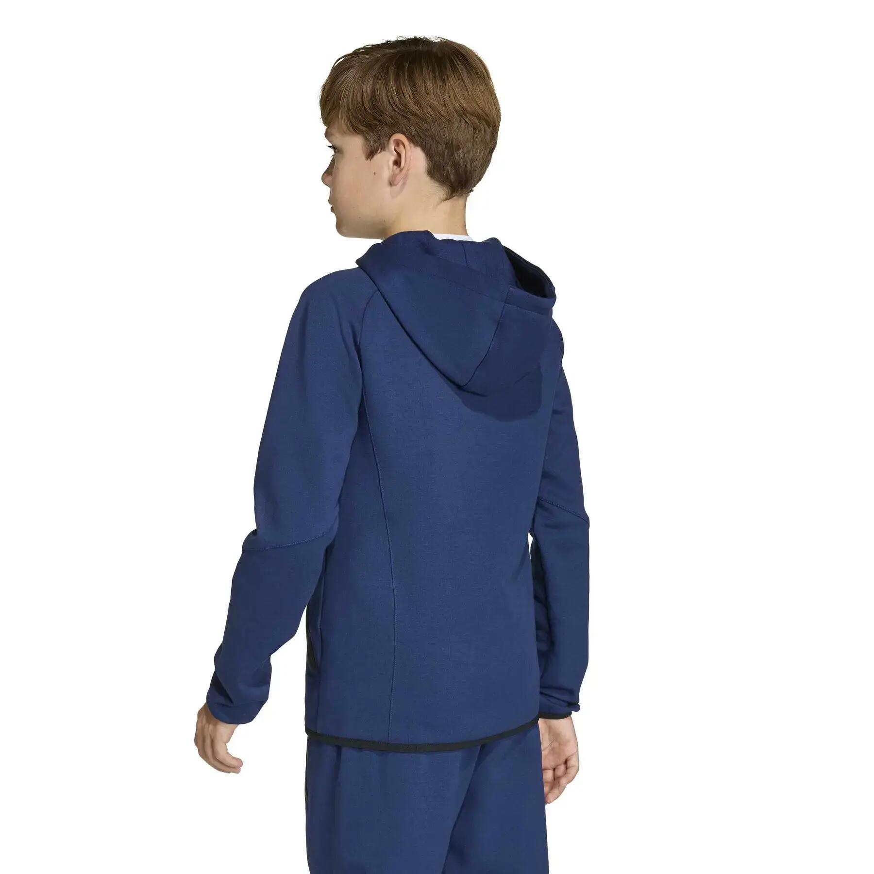 Bluza z kapturem dla dzieci adidas Tiro Travel 5/12