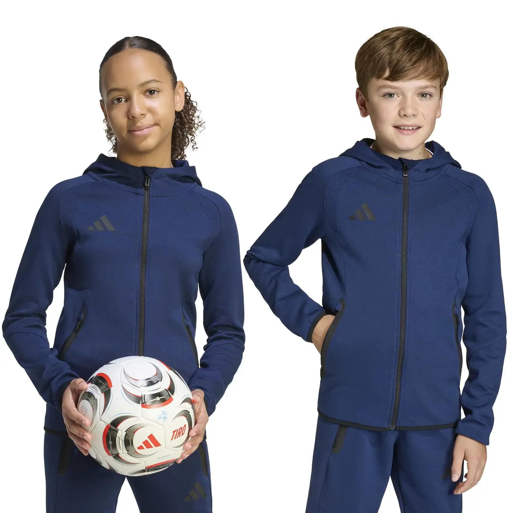 Bluza z kapturem dla dzieci adidas Tiro Travel 4/12