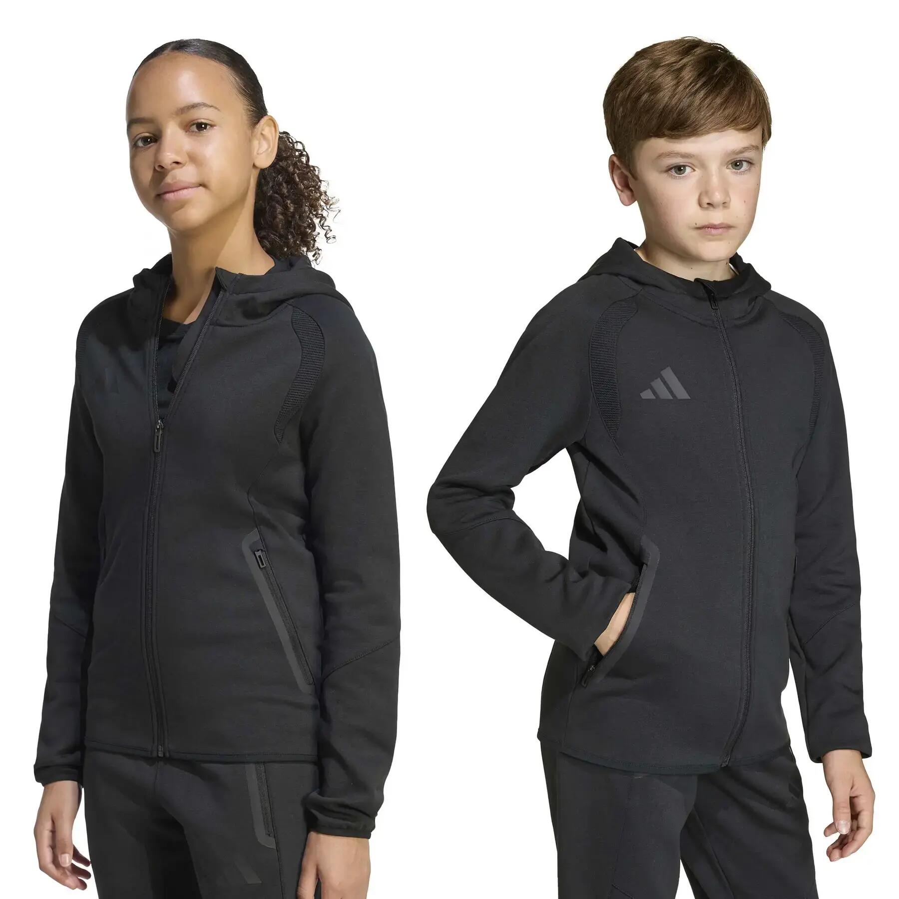 adidas Kinder Kapuzenjacke Tiro Travel Sweat Hoodie Y 4/12