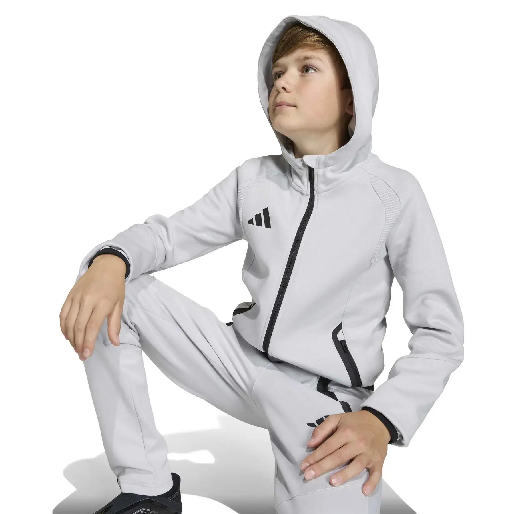adidas Kinder Kapuzenjacke Tiro Travel Sweat Hoodie Y 5/12