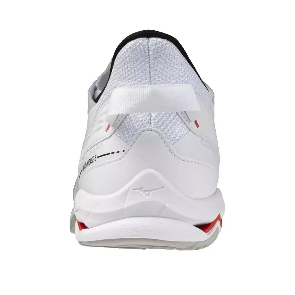 Handbalschoenen Mizuno Wave Mirage 5 Wit/Rood 4/6