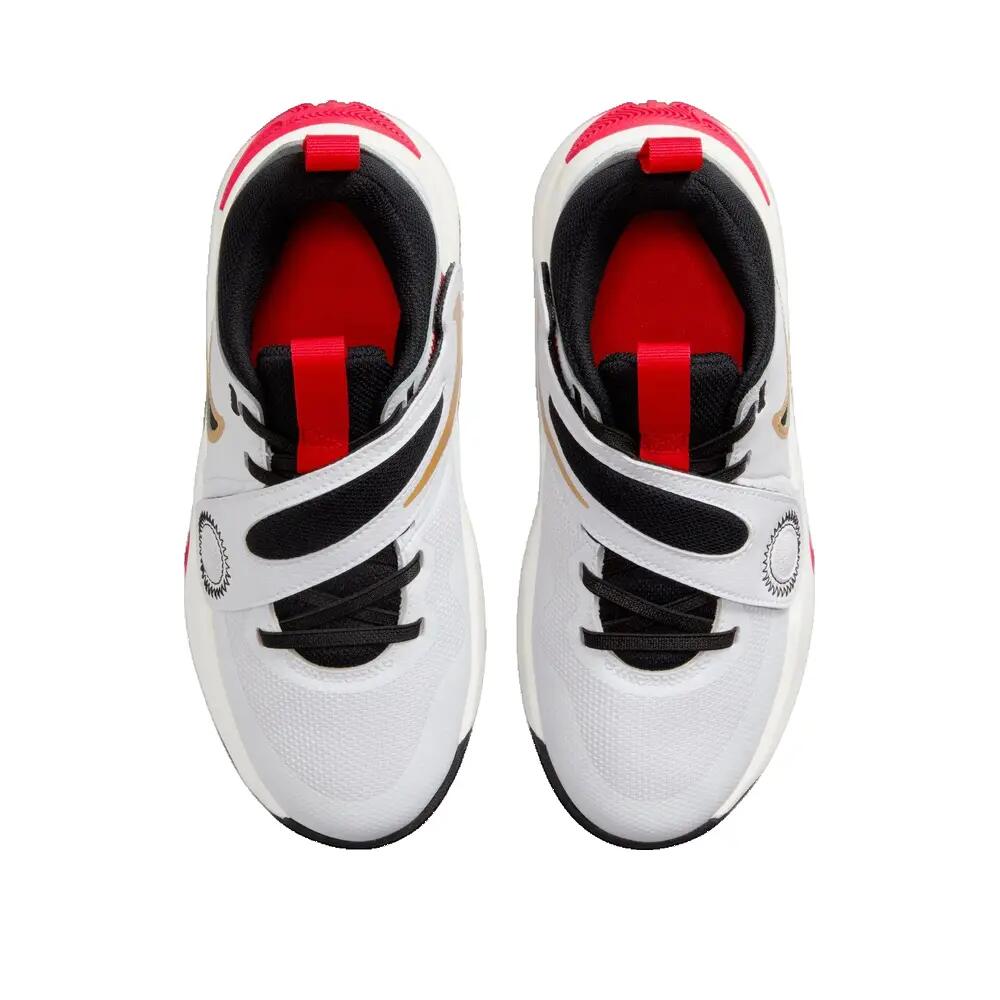 Scarpe da basket Nike Team Hustle D Blanc 3/3